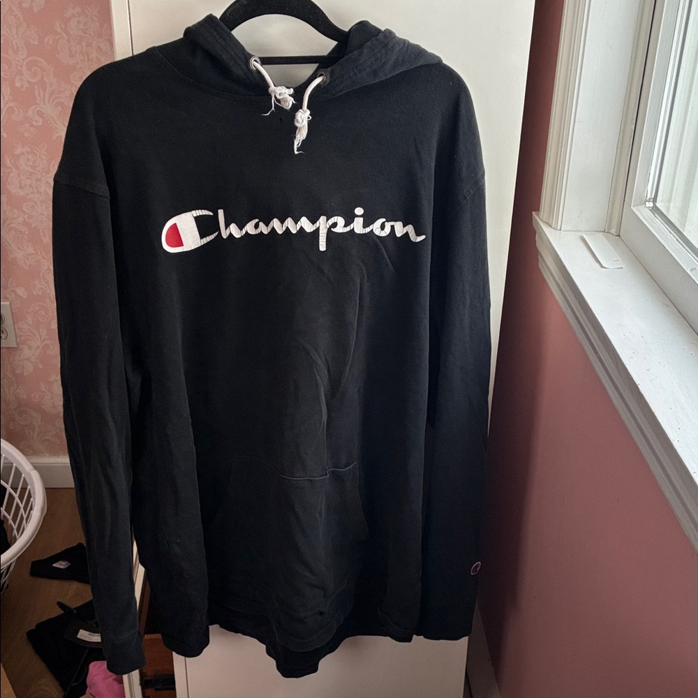 Champion Black Pullover Hoodie